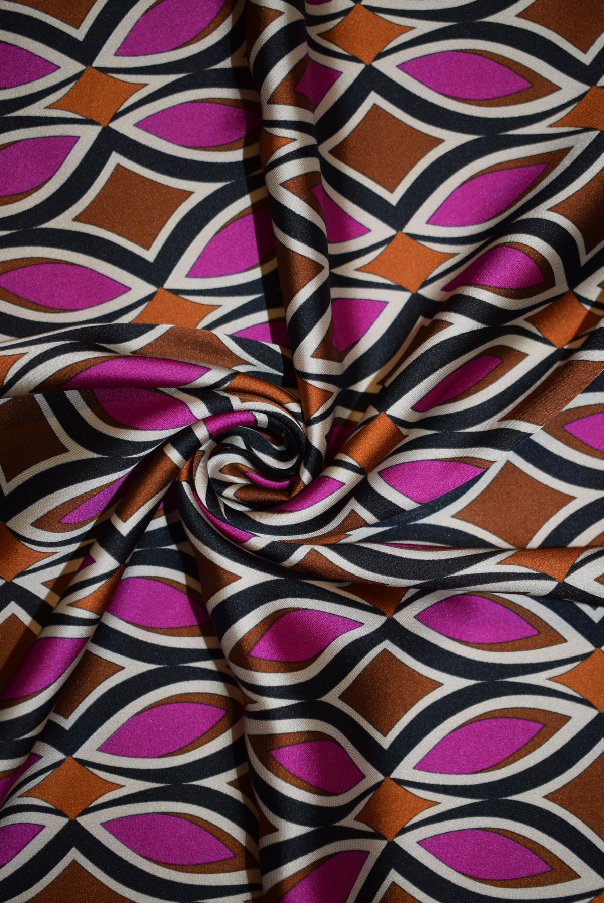 'Soho' Printed Satin - 2 colourways