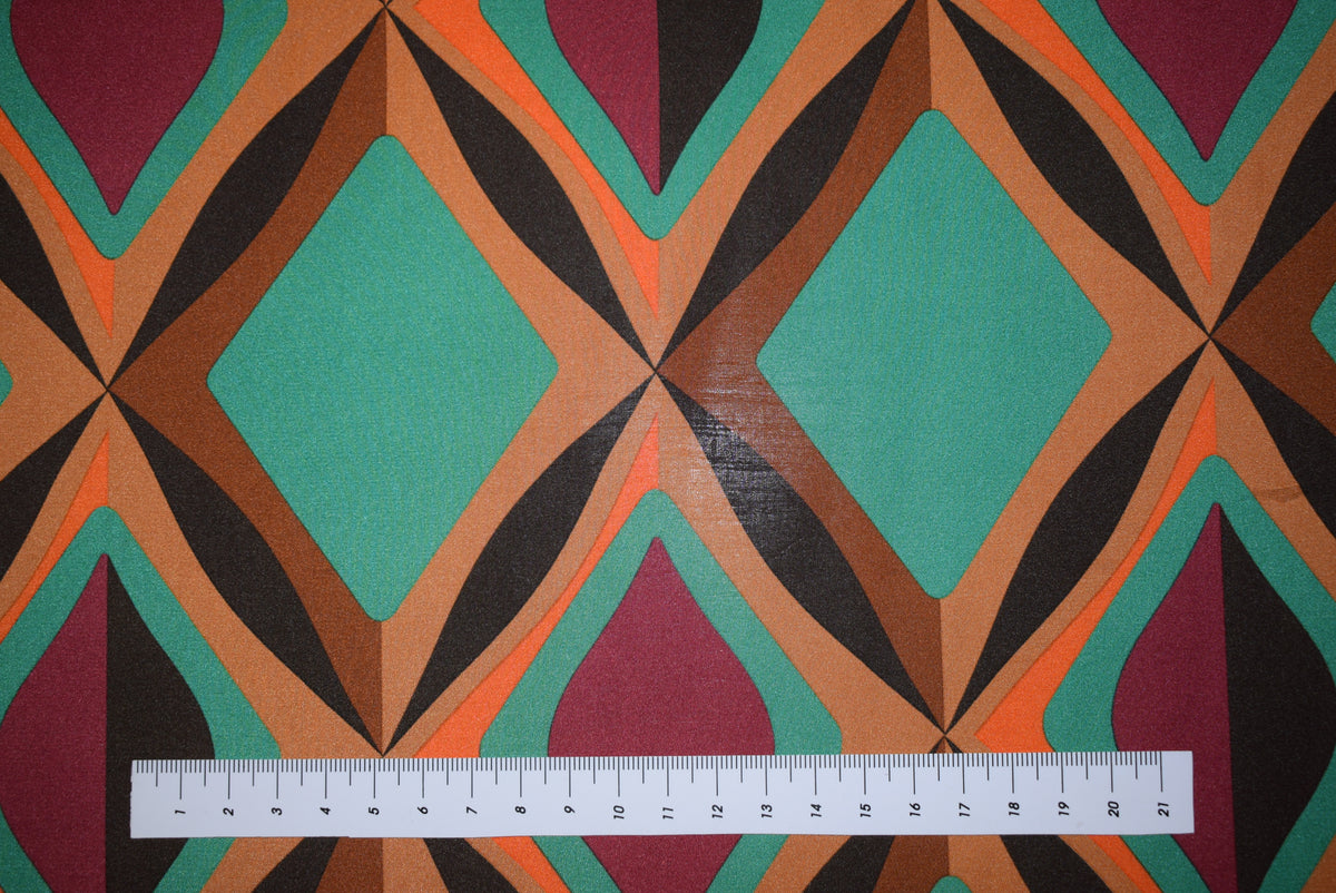 'Carnaby' Printed Satin