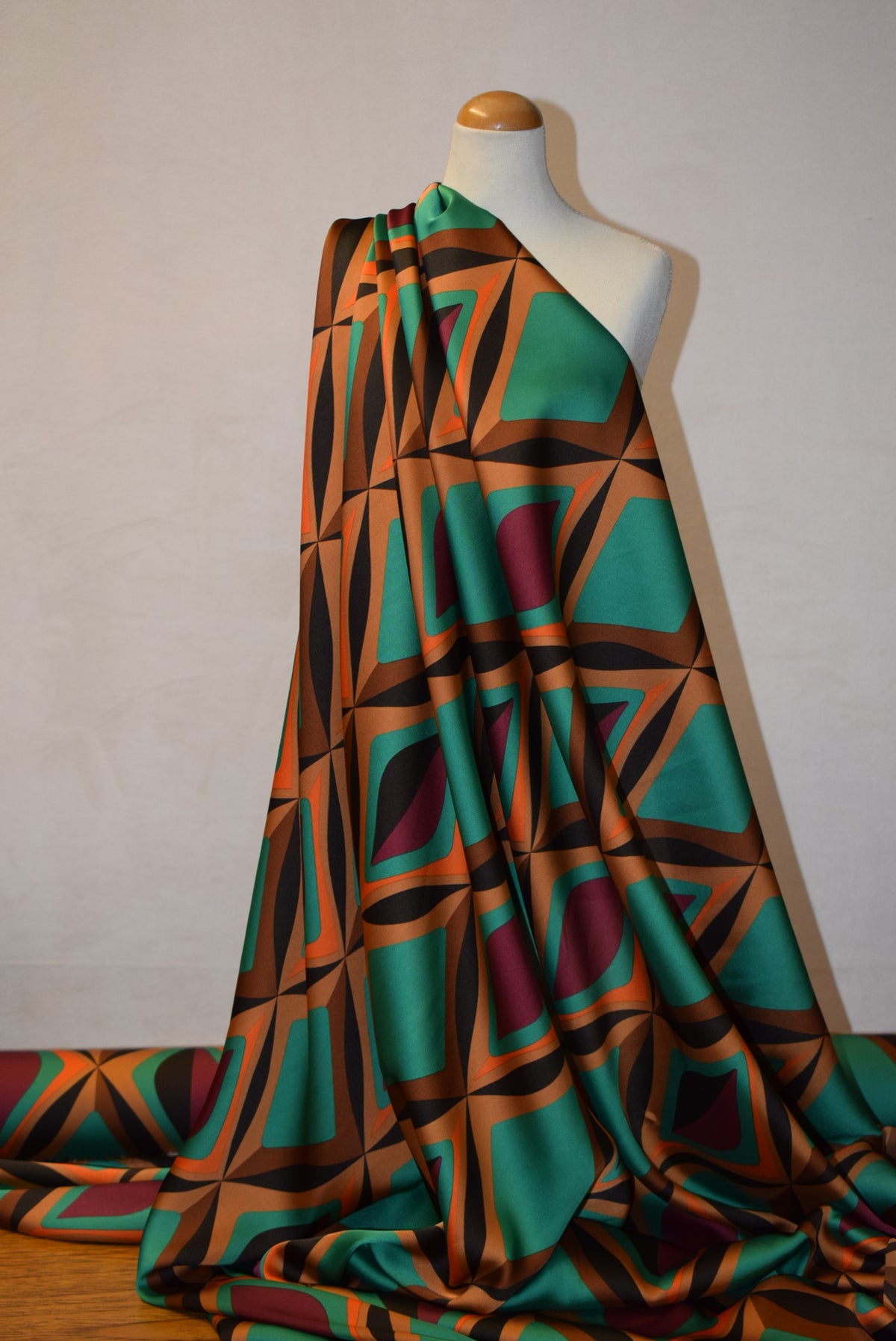 'Carnaby' Printed Satin