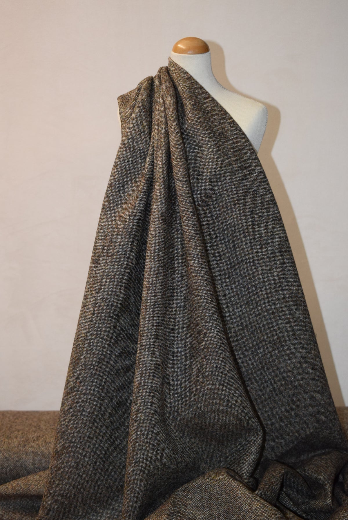 Brown Shetland Tweed