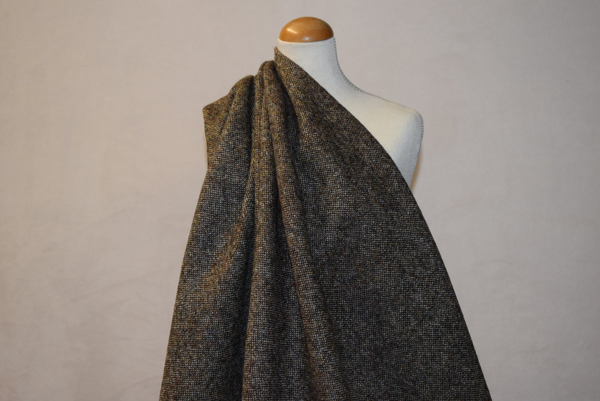 Brown Shetland Tweed