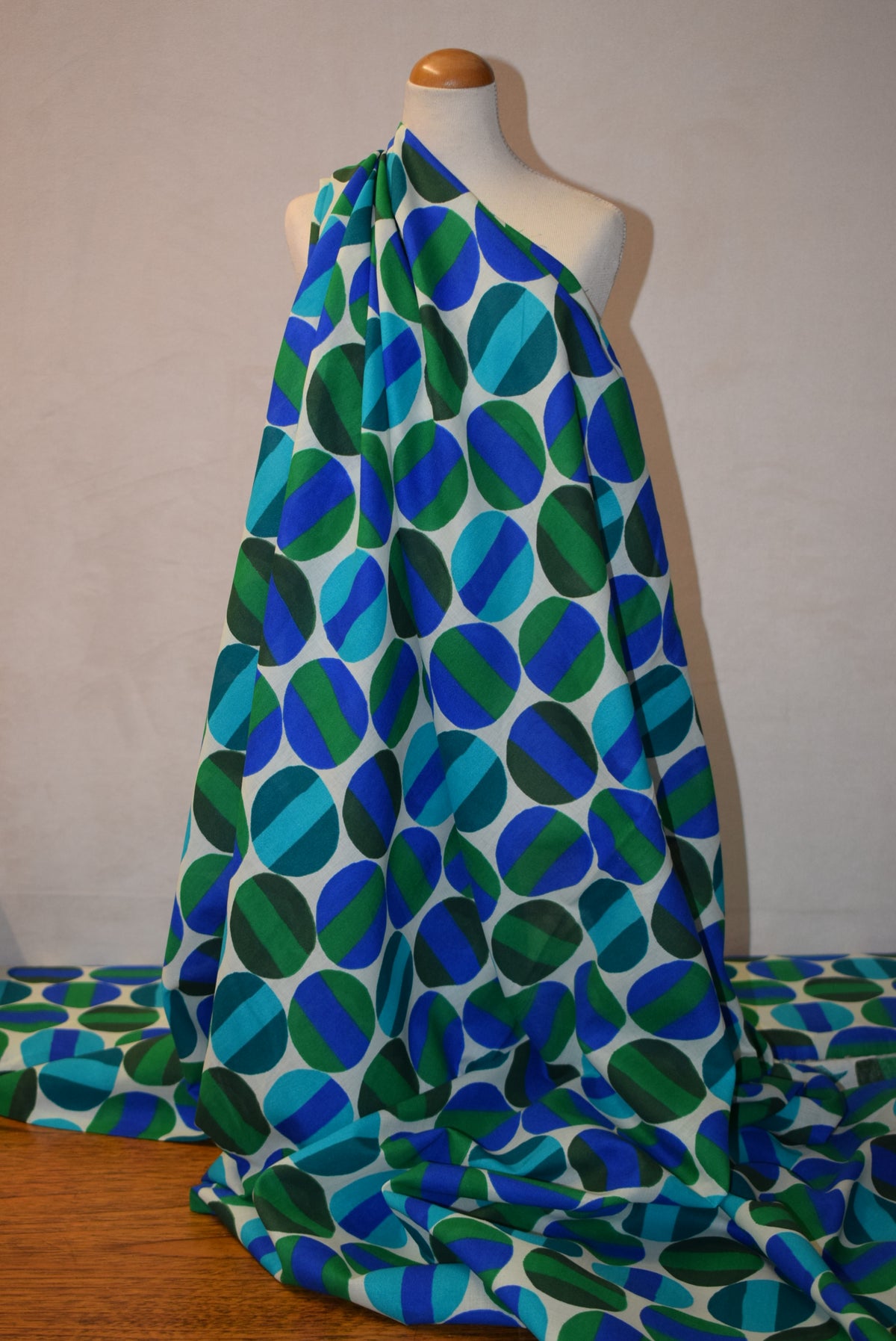 'Circles & Stripes' -  Blue/Turq/Emerald