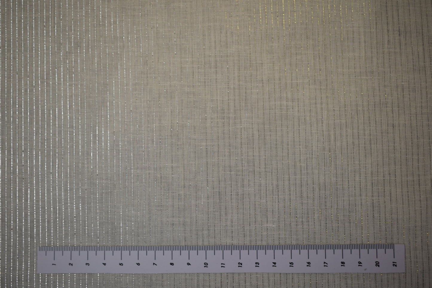 'Silver Metallic Stripe'