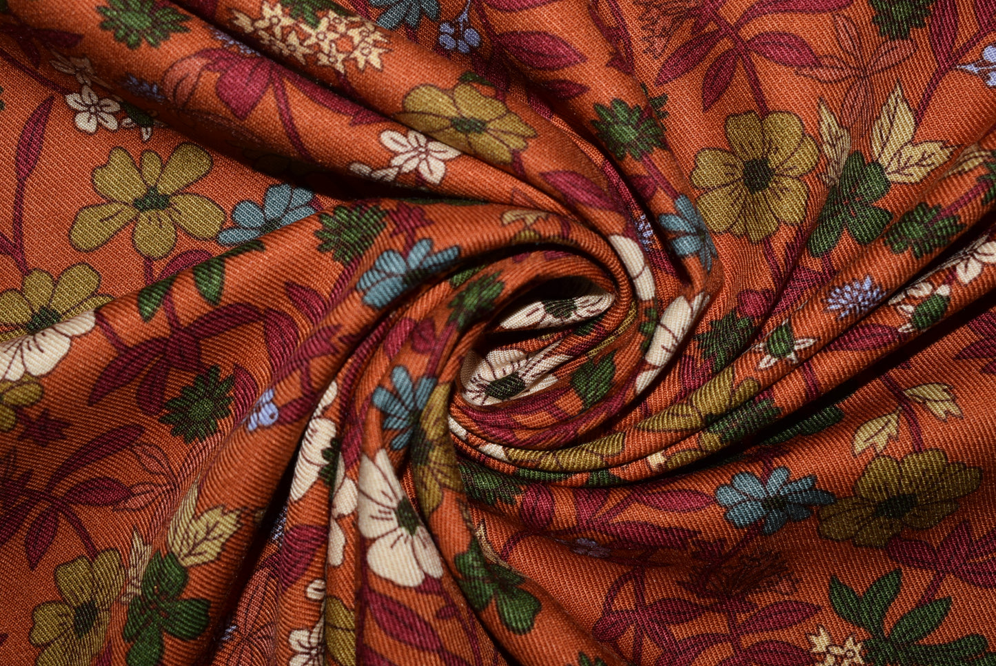 'Autumn Blooms' Twill