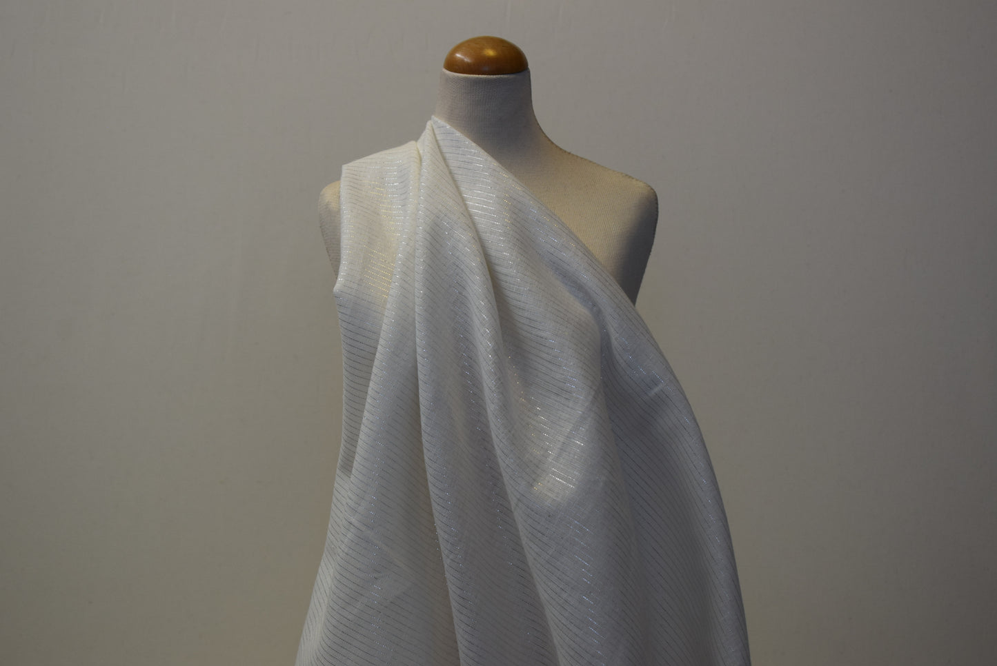 'Silver Metallic Stripe'