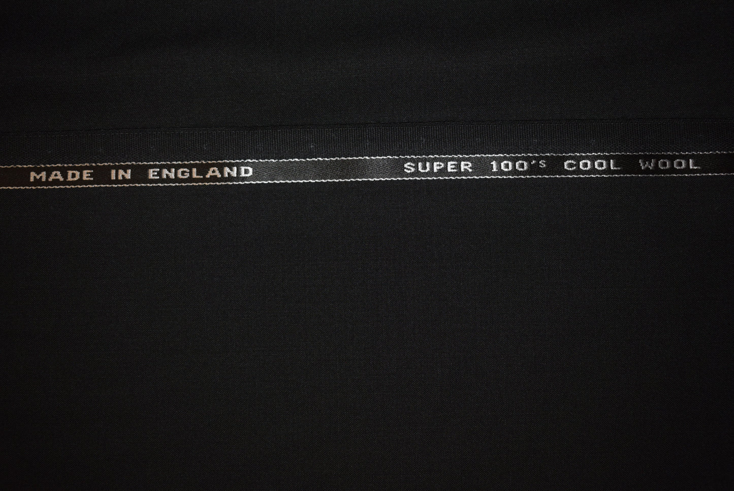 Black Merino 'Super100's' Wool