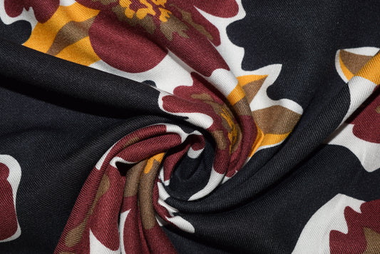 'Ruth' Viscose Twill Print