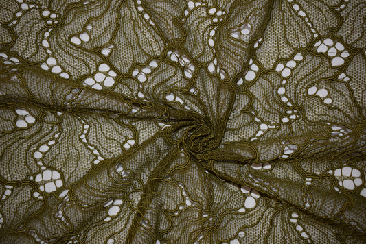 Chartreuse Corded Lace