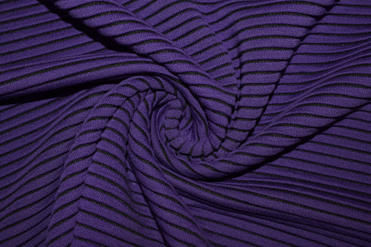 Purple Ribbed Jersey
