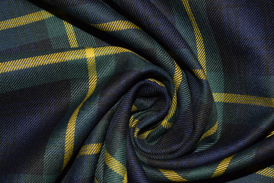 Gold/Blue/Green Tartan