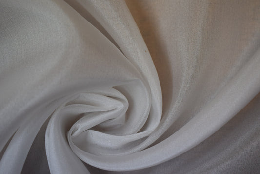 Light Weight Silk Mix Satin - Ivory