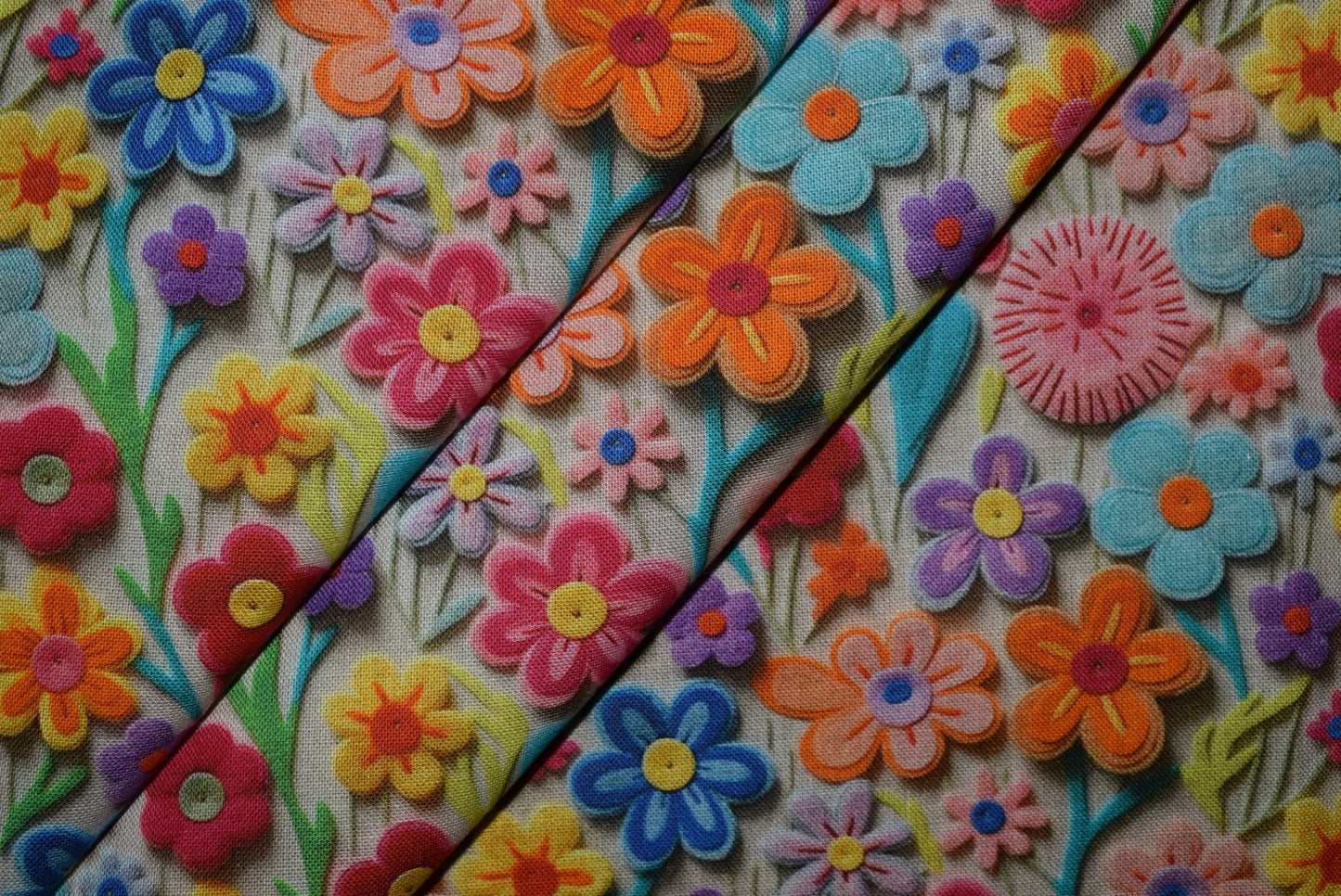 3D Felt Flowers