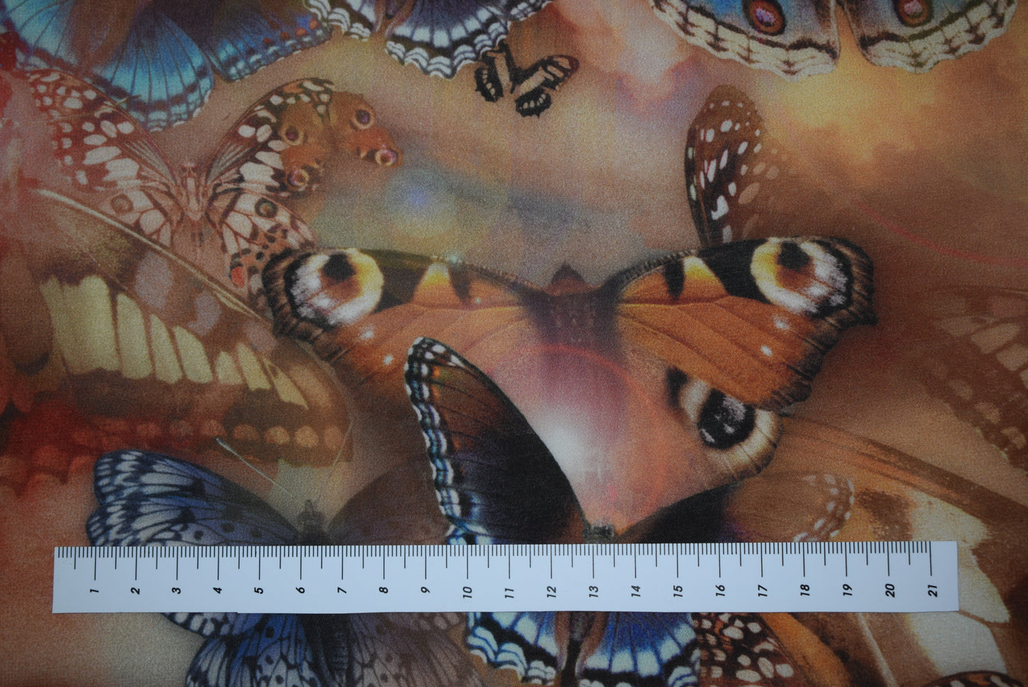 'Flutter' Butterfly Chiffon