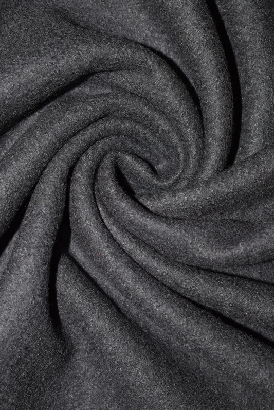 'Boiled Wool Look' Knit - Steel