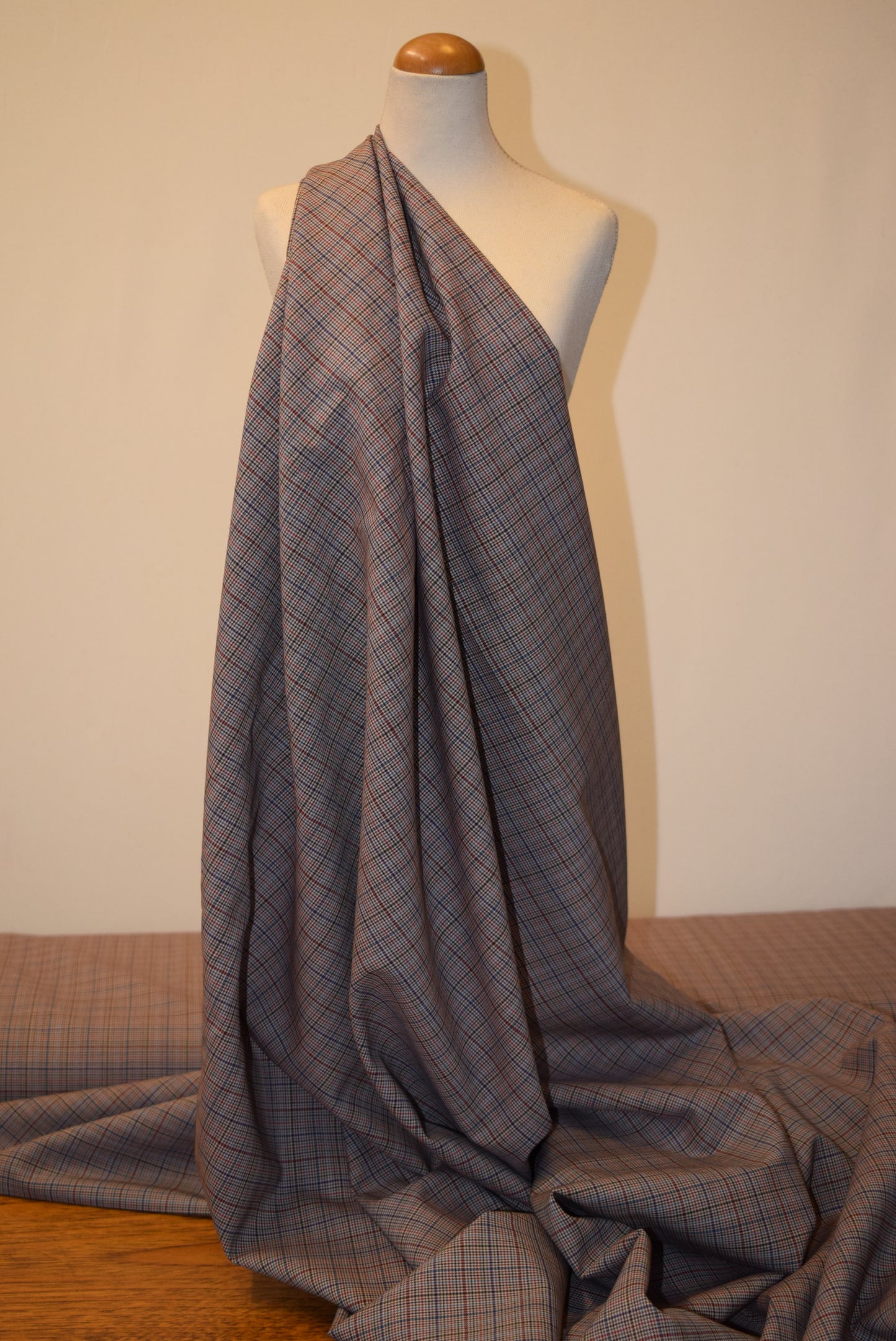 'Rudkin' Checked Suiting