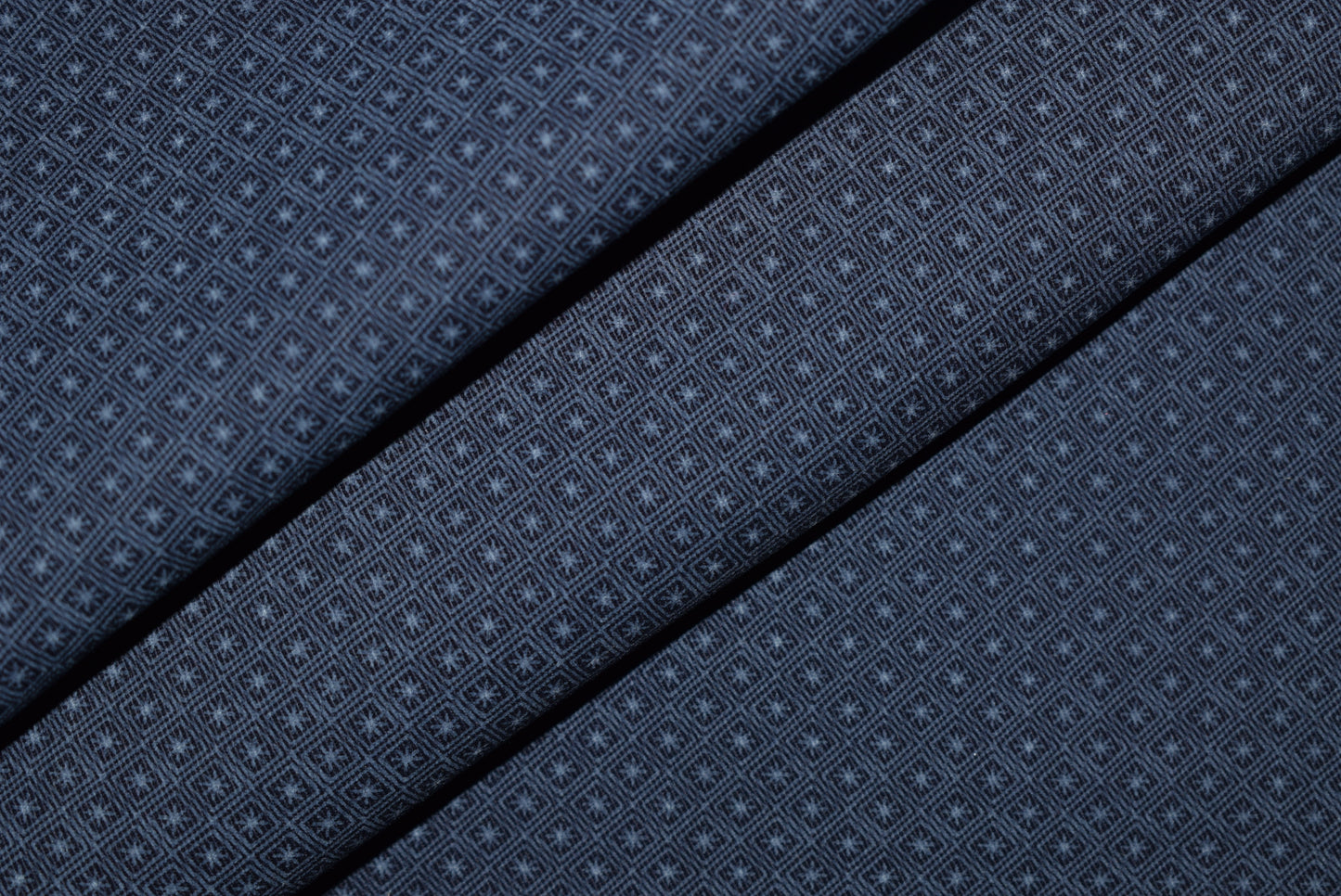 Navy 'Diamond' Poplin