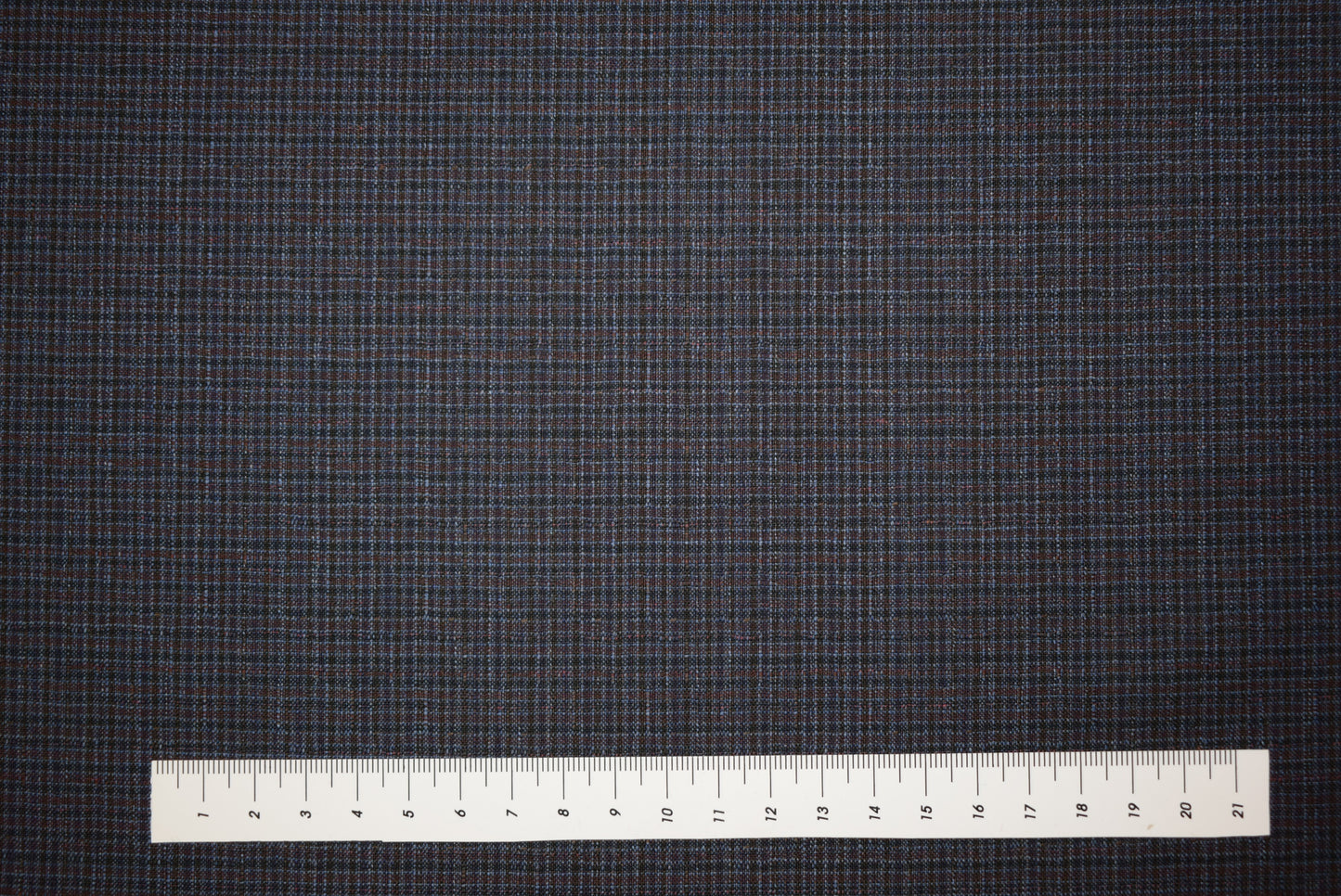 Burgundy & Navy Micro-Check Suiting