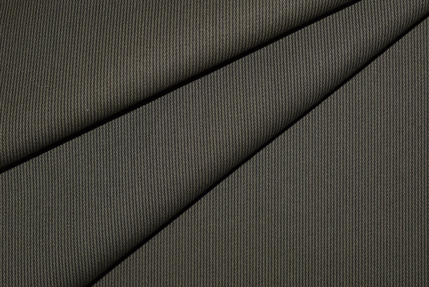 Olive Ribbed Poplin