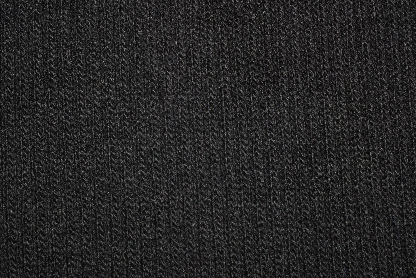 Wool Mix Rib Knit - Black