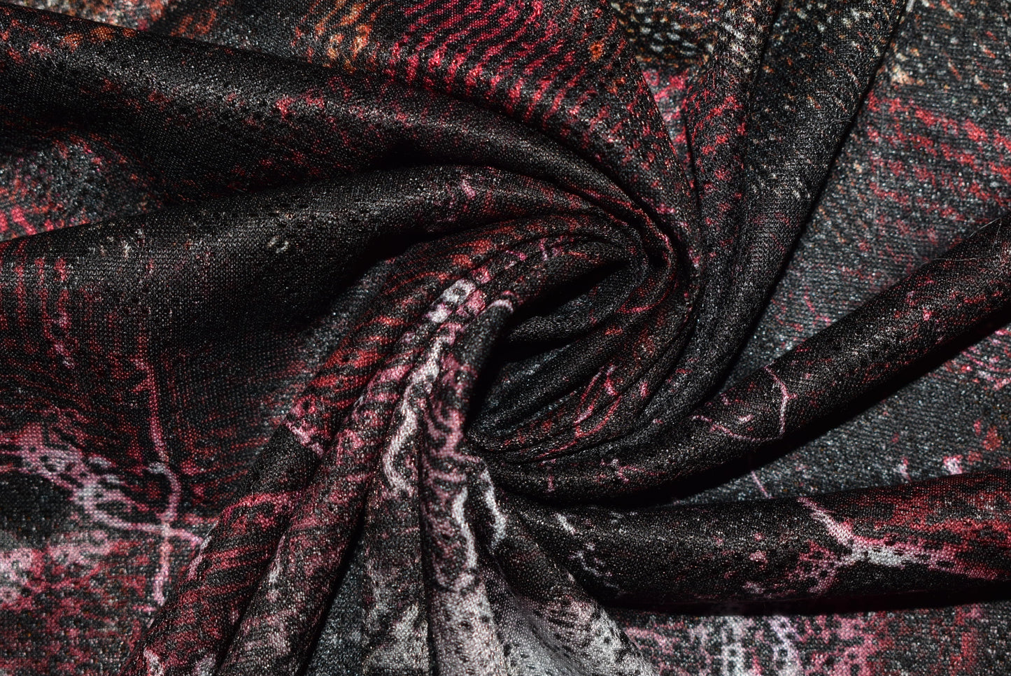 'Lacewing' Digital Rose Knit