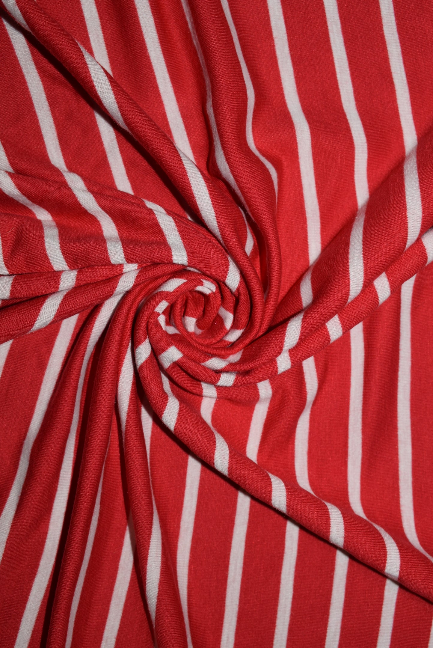 Red/Ivory Striped Jersey