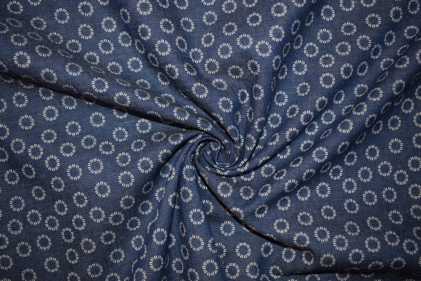 Daisy Print Chambray