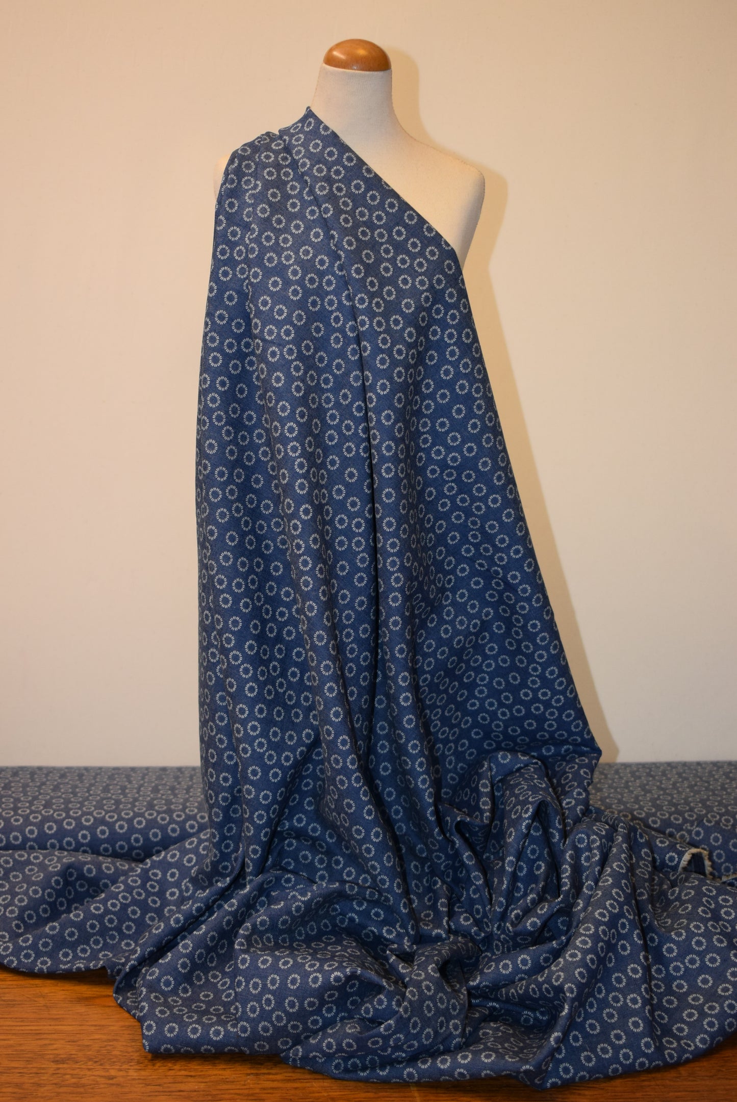 Daisy Print Chambray