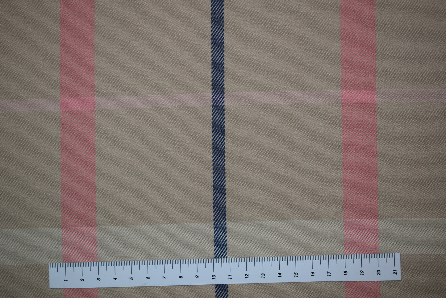 Pink/Blue/Sand Twill Check