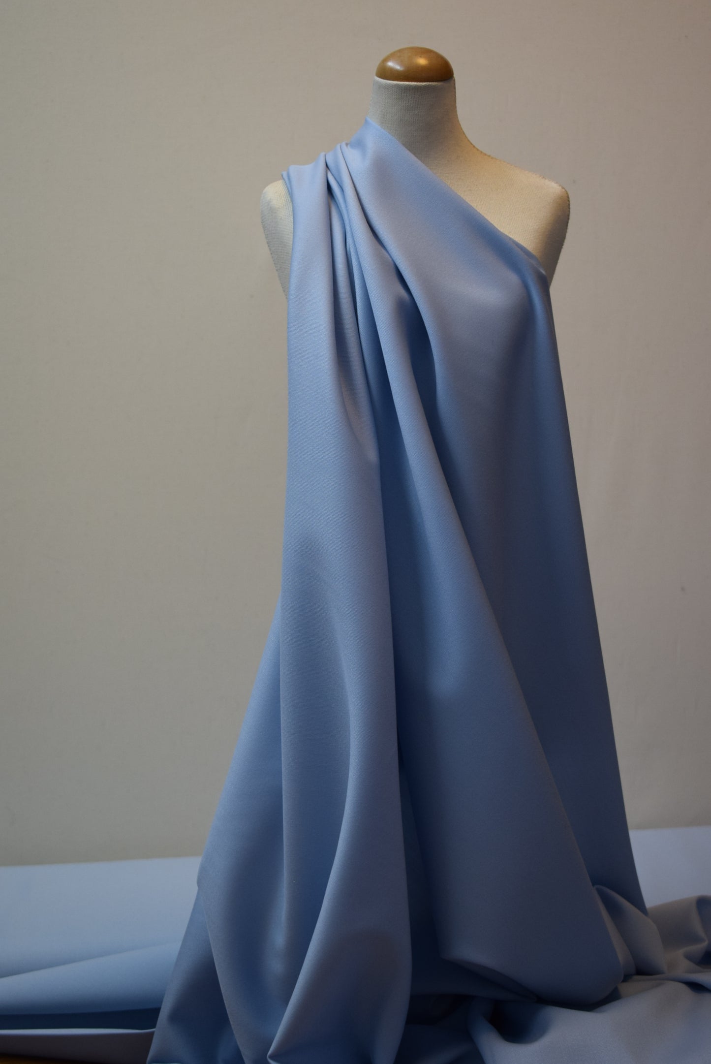 Powder Blue Sateen Suiting
