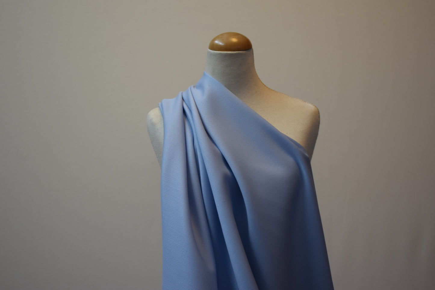 Powder Blue Sateen Suiting