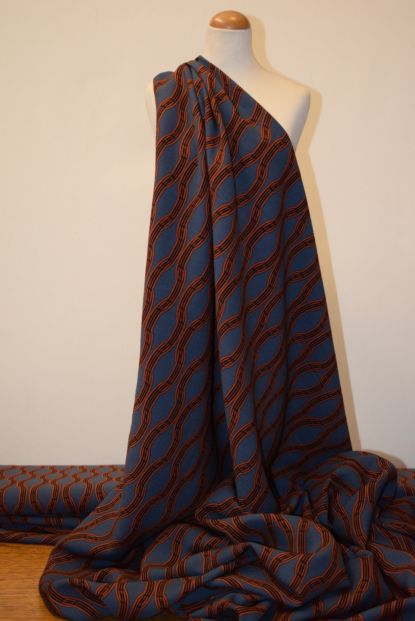 'Link' Printed Crépe