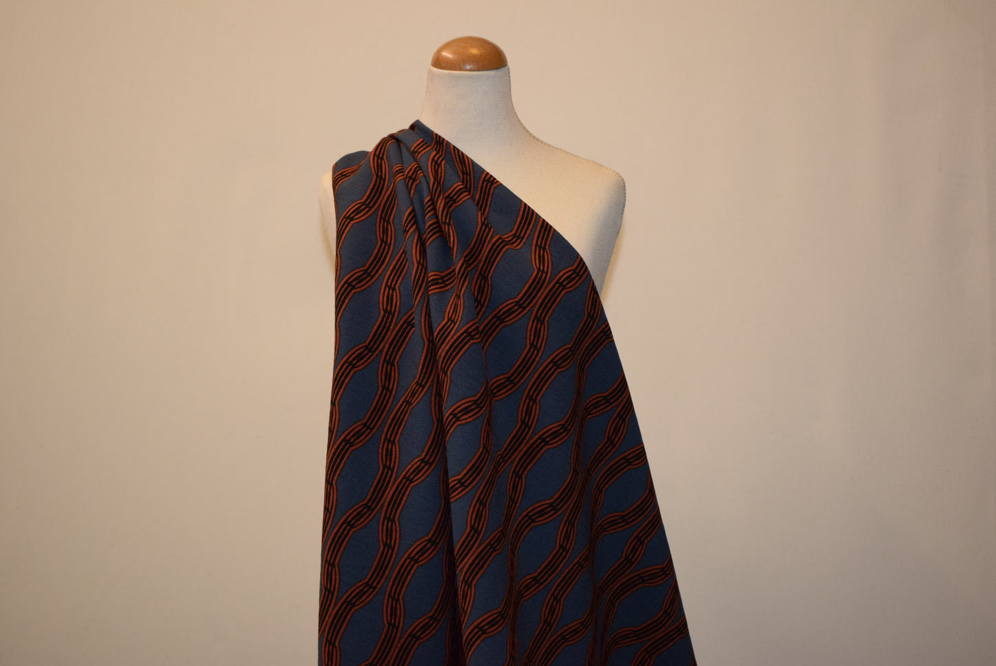 'Link' Printed Crépe