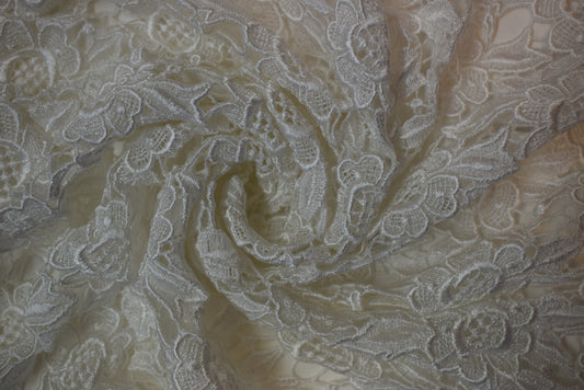 White Guipure Lace