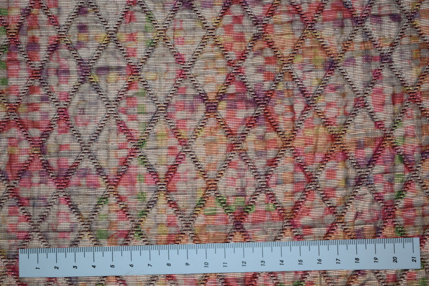 'Faux' Quilting Tweed - Pink