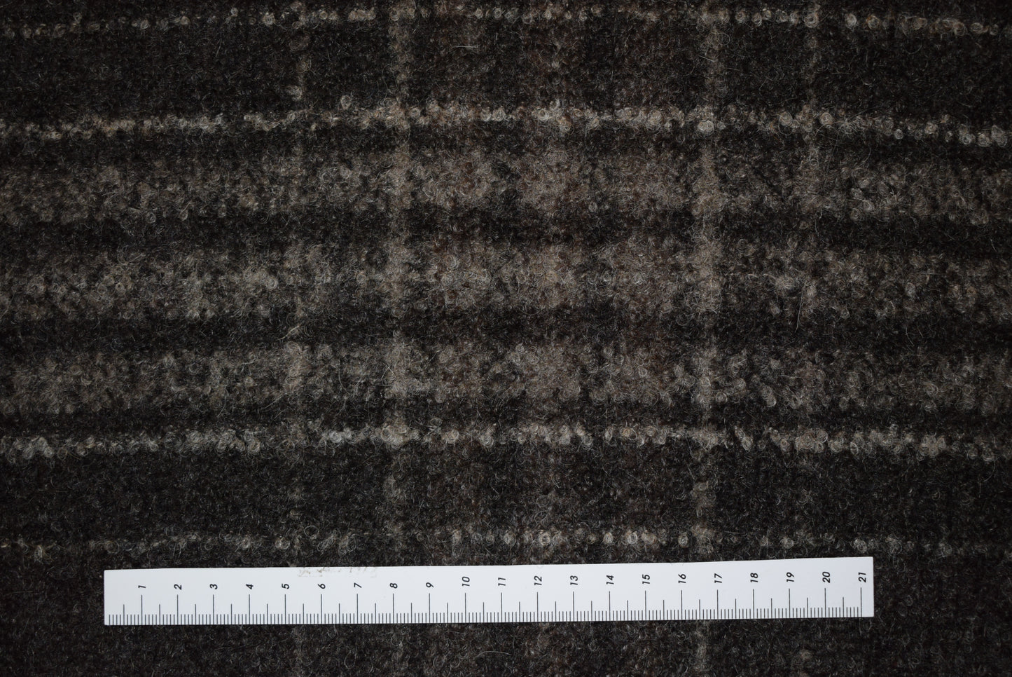 Grey Check Bouclé