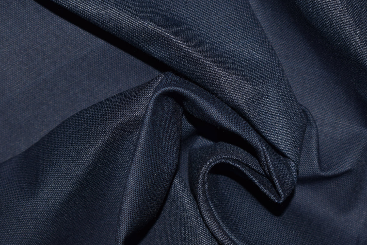 Peached Heavy Poplin - Navy