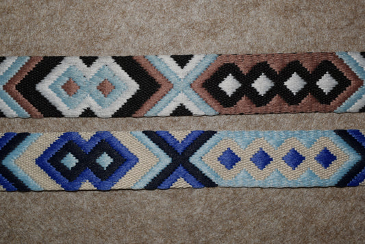 38mm Wide Tribal Diamond Webbing