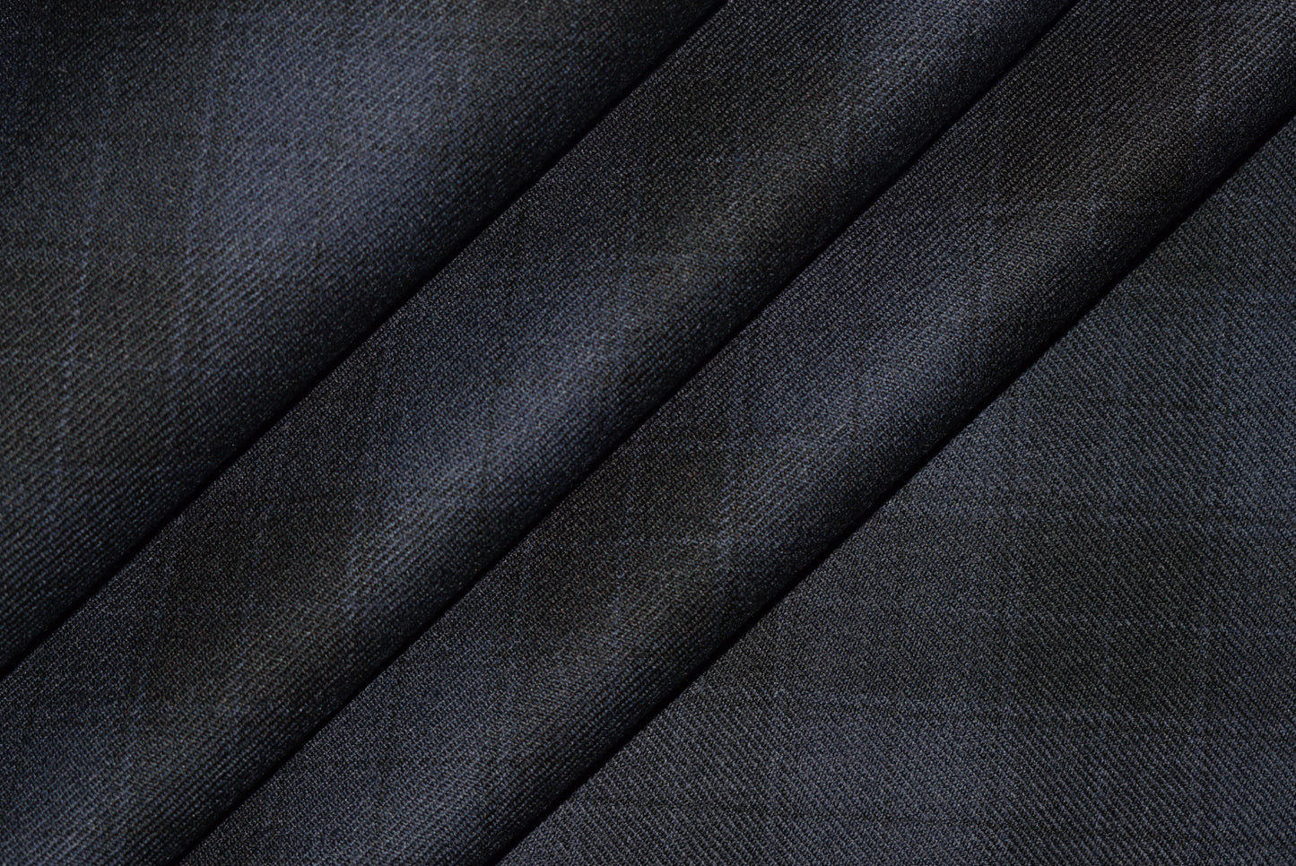 Navy Shadow-Check Suiting