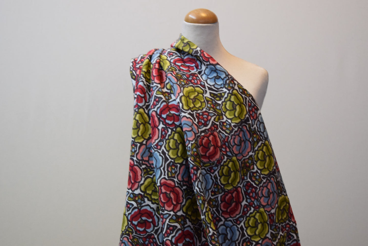 'Edith' Printed Linen & Viscose