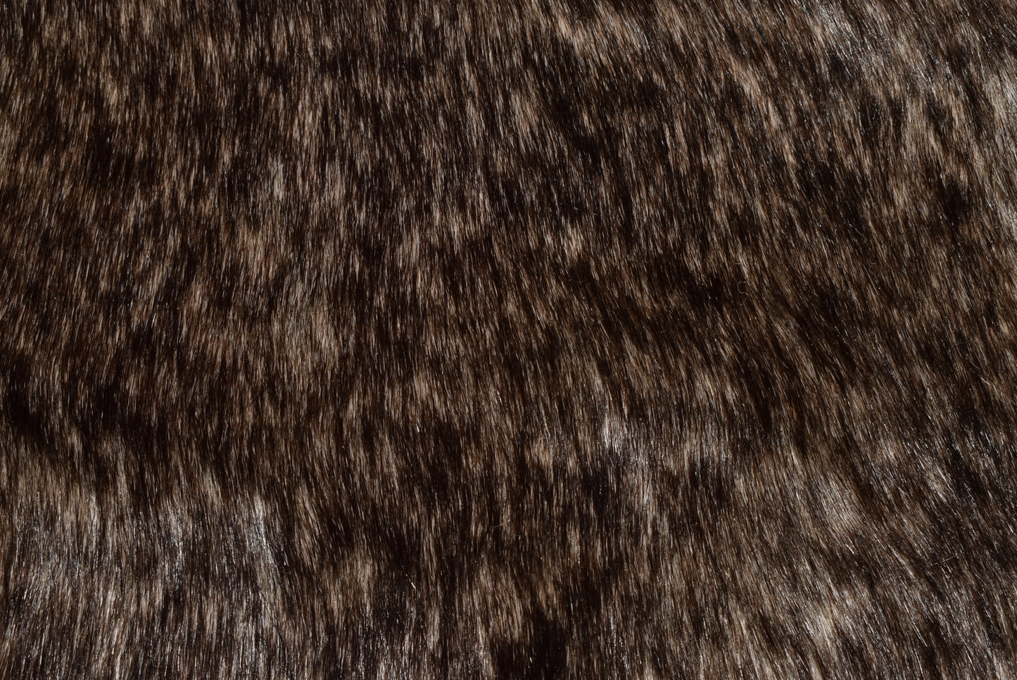 Luxury Faux Fur Strip - Brown Tipped