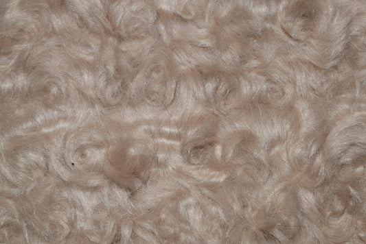 Luxury Faux Fur Strip - Natural Curly