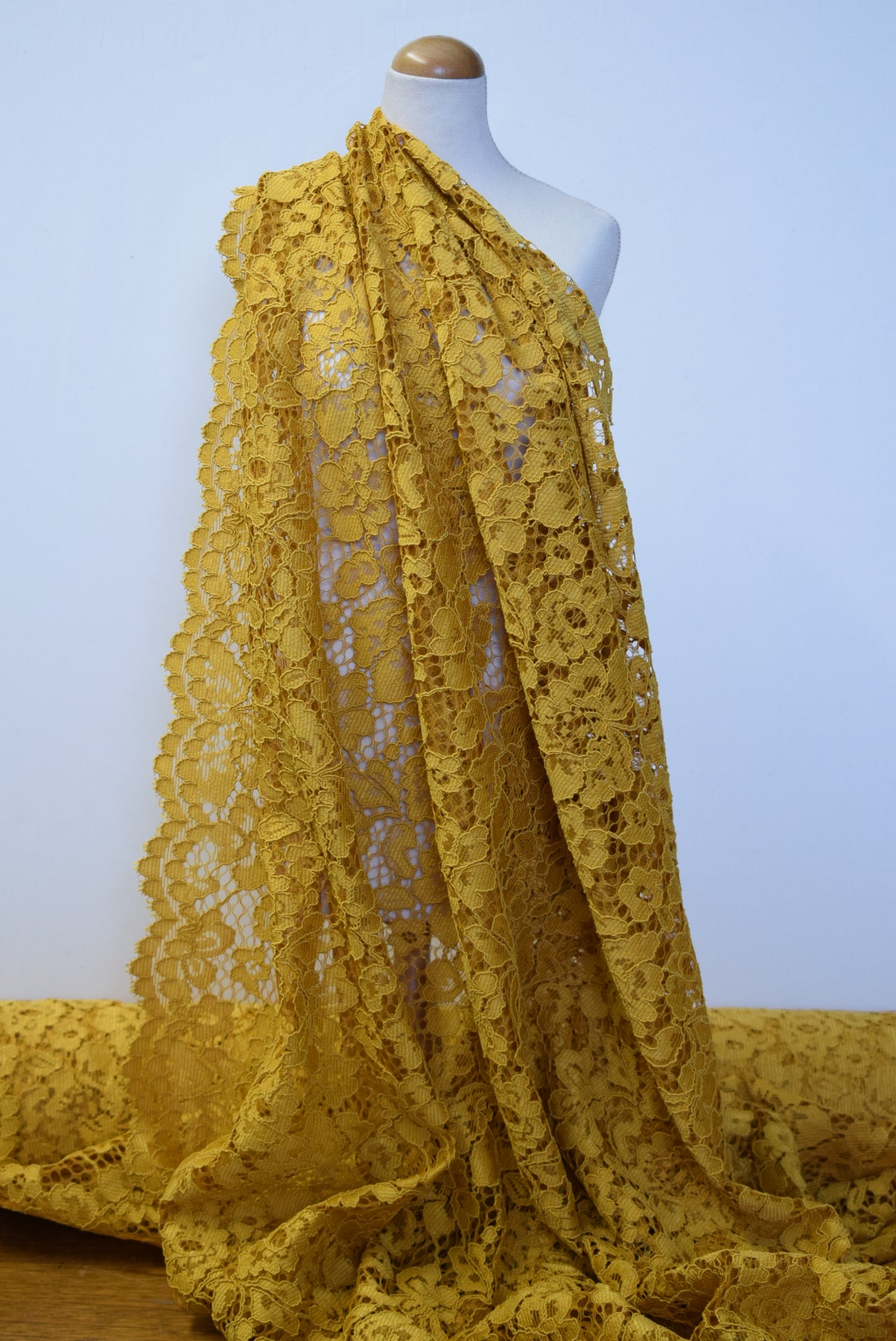 Double Flounce Corded Lace - 5 colourways