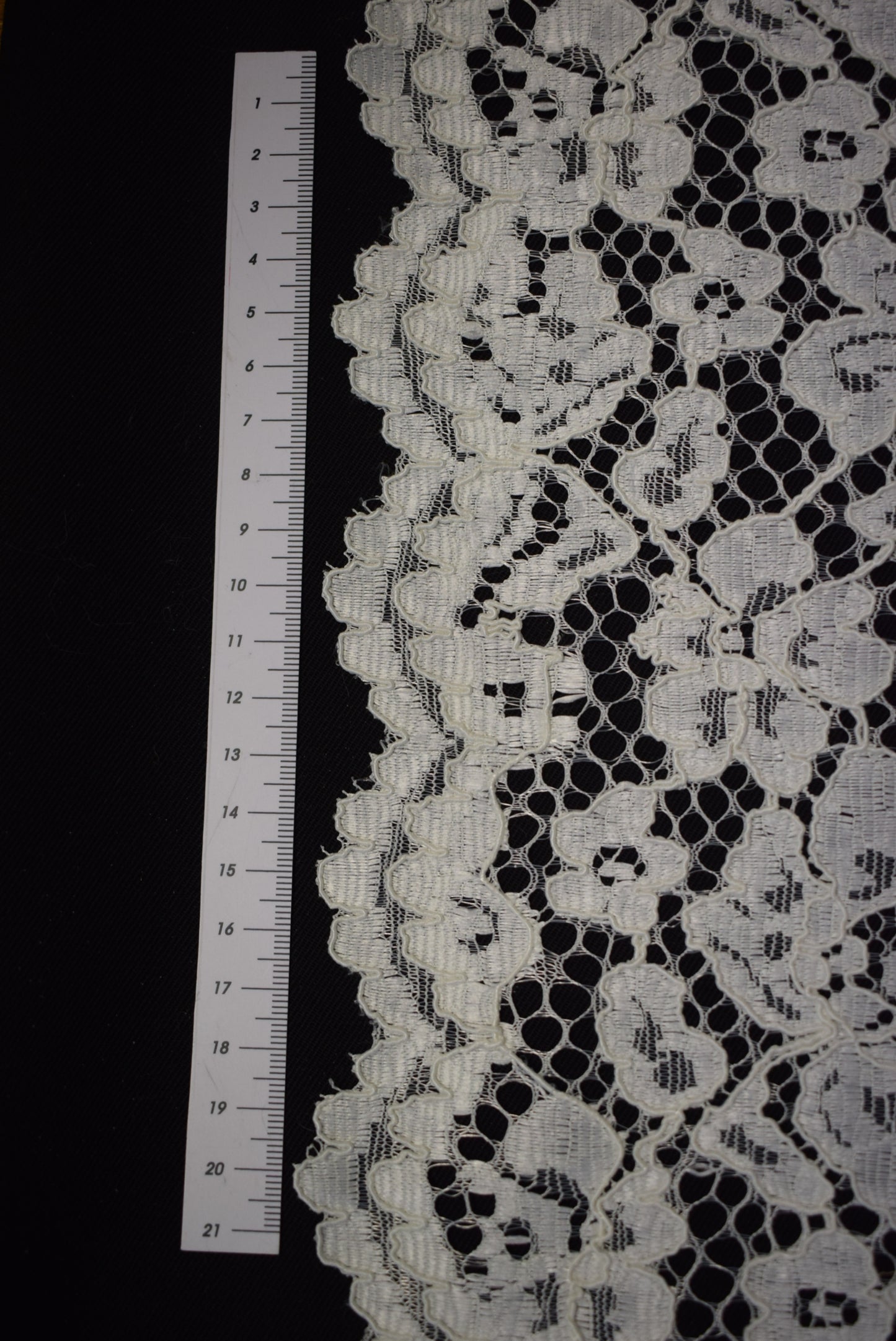 Double Flounce Corded Lace - 5 colourways