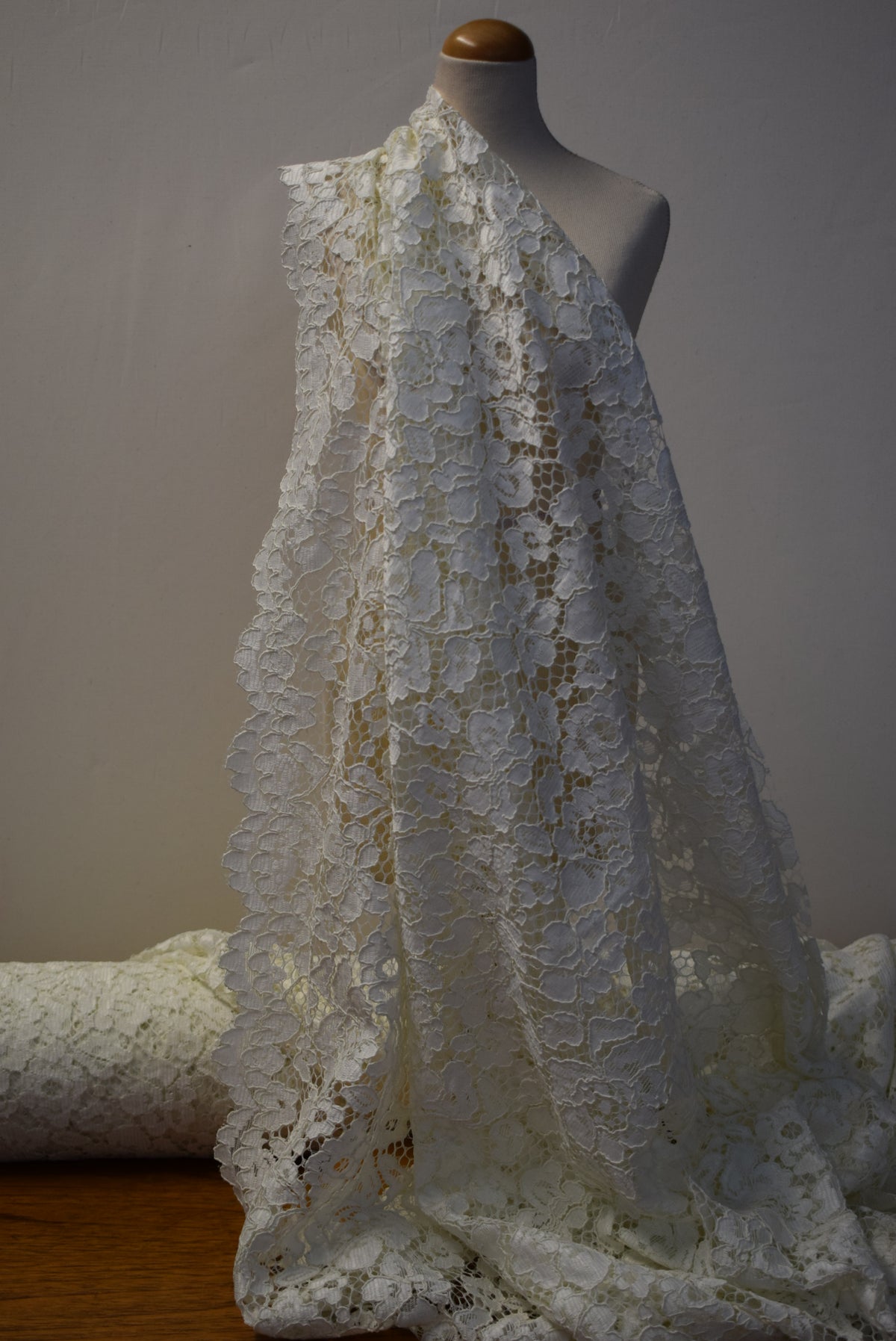 Double Flounce Corded Lace - 5 colourways