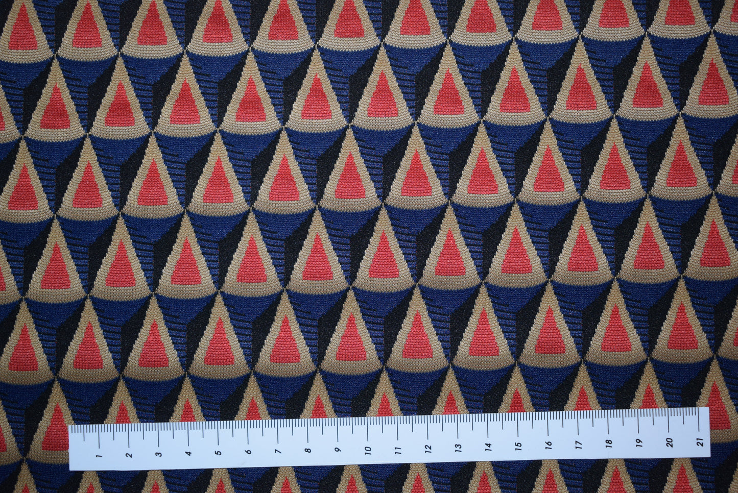 'Pia' Jacquard - Blue