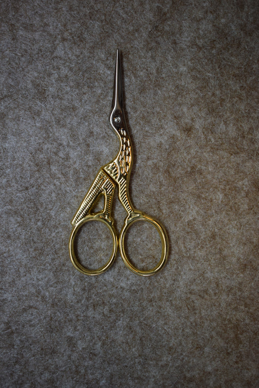 Stork Embroidery Scissors - 95mm