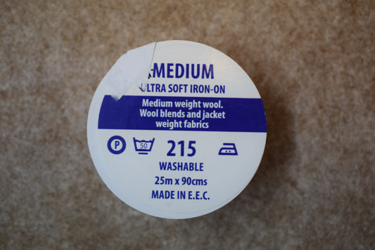 Medium Weight Ultra Soft Iron-On Interfacing