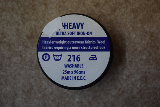 Heavy Weight Ultra Soft Iron-On Interfacing