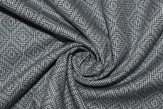'Geo' Diamond Weave Print