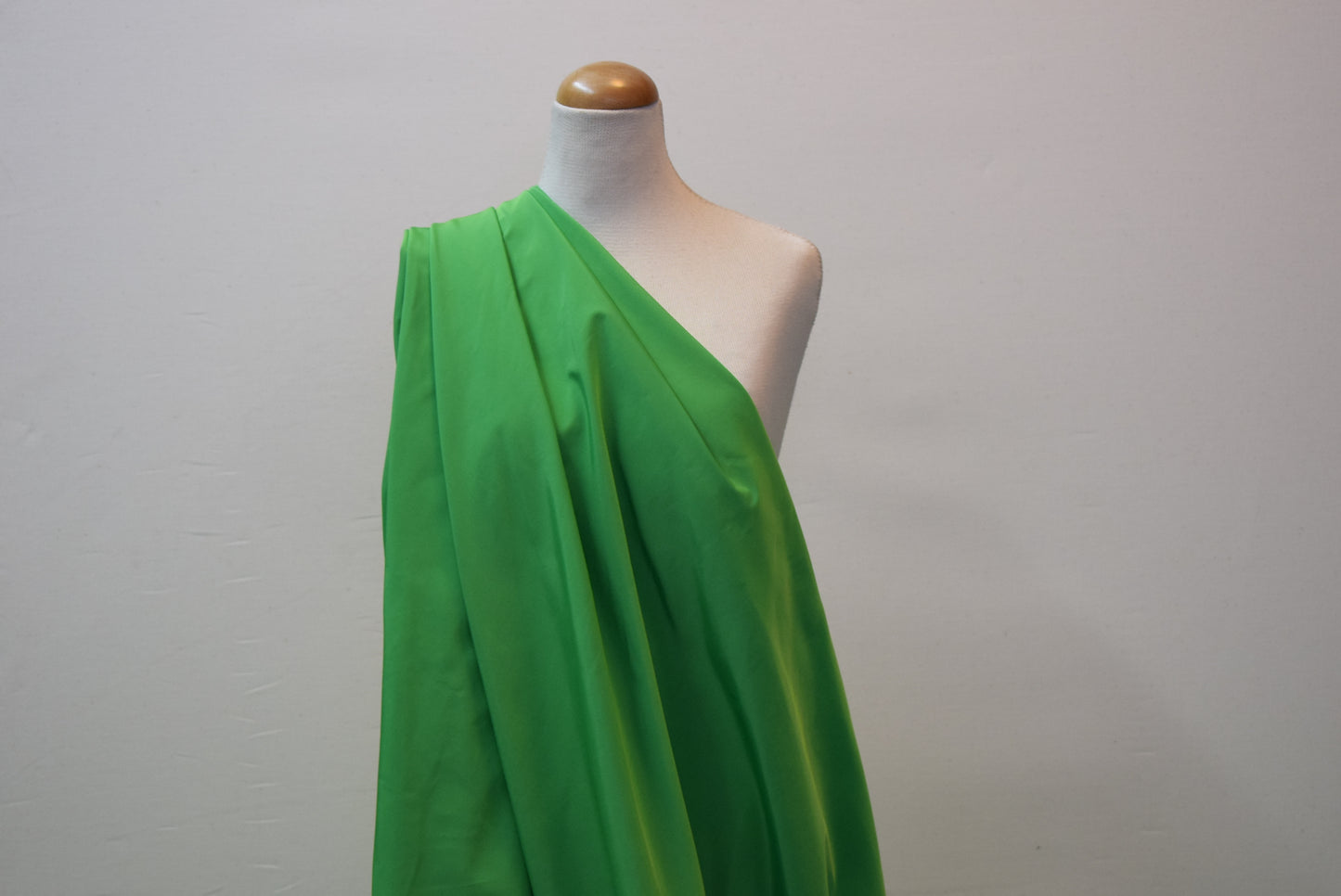 'Memory' Taffeta - Bright Green